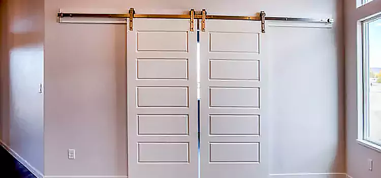 Glass Barn Door with Installation Hardware Kit Friendswood